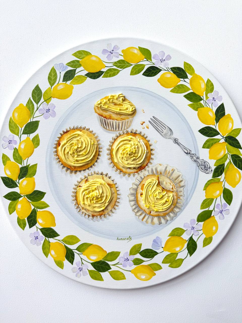 3D Muffin Oil Painting - Image 2