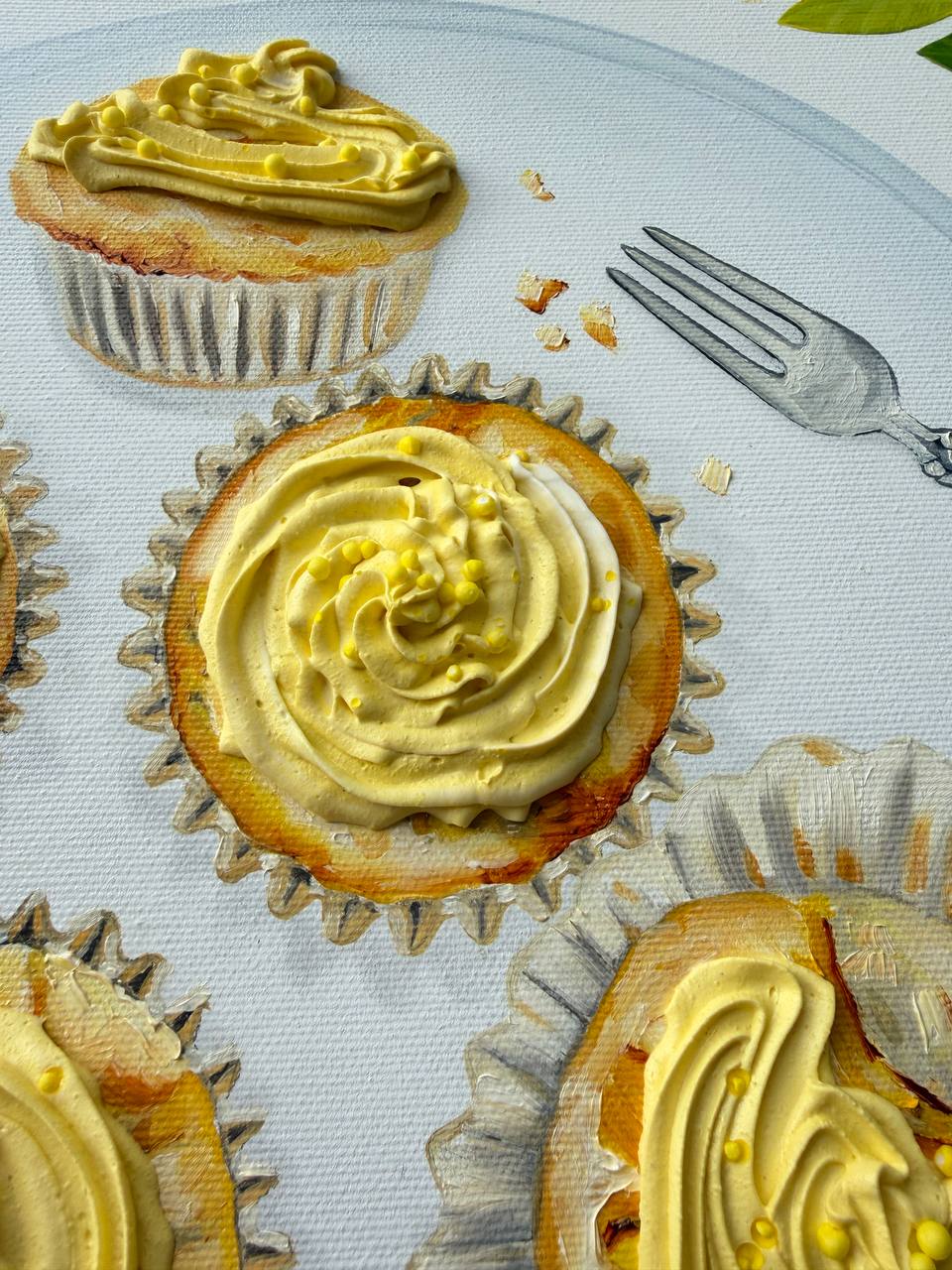 3D Muffin Oil Painting - Image 4