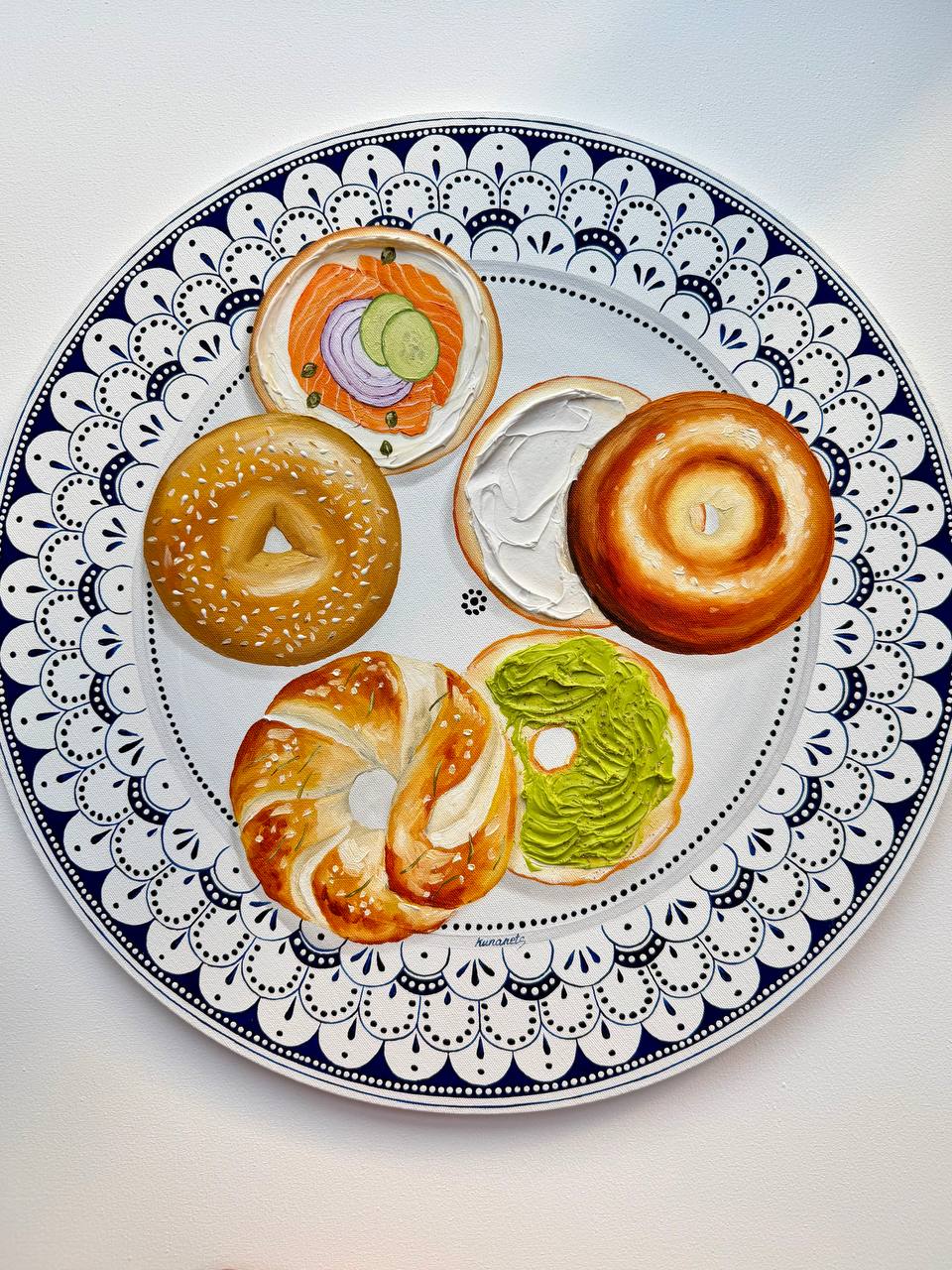 Bagels Plate Texture 3D Wall Decor - Image 7