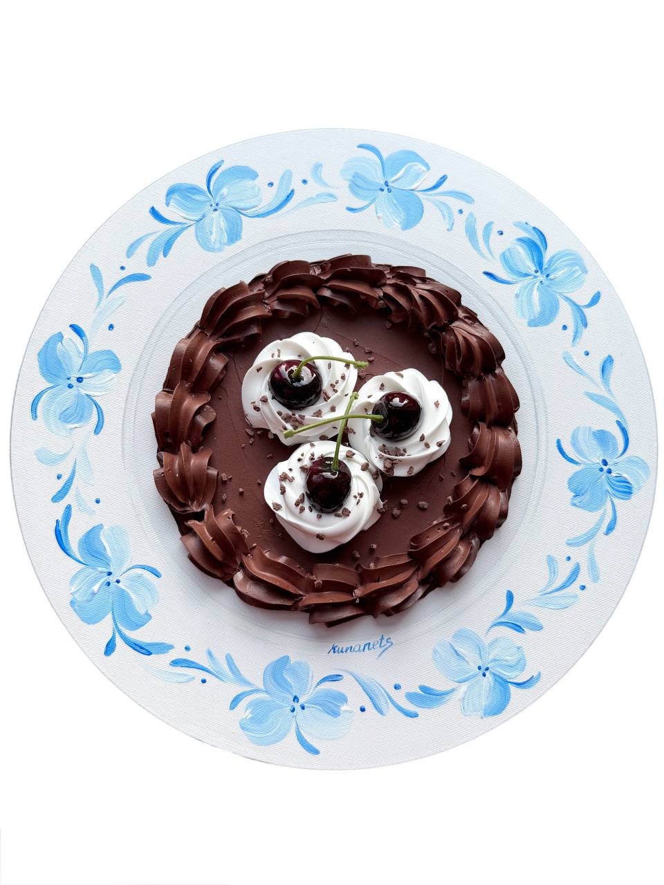 Dark Chokolate Cake 3D