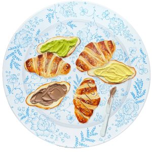 French Bakery Impasto Art