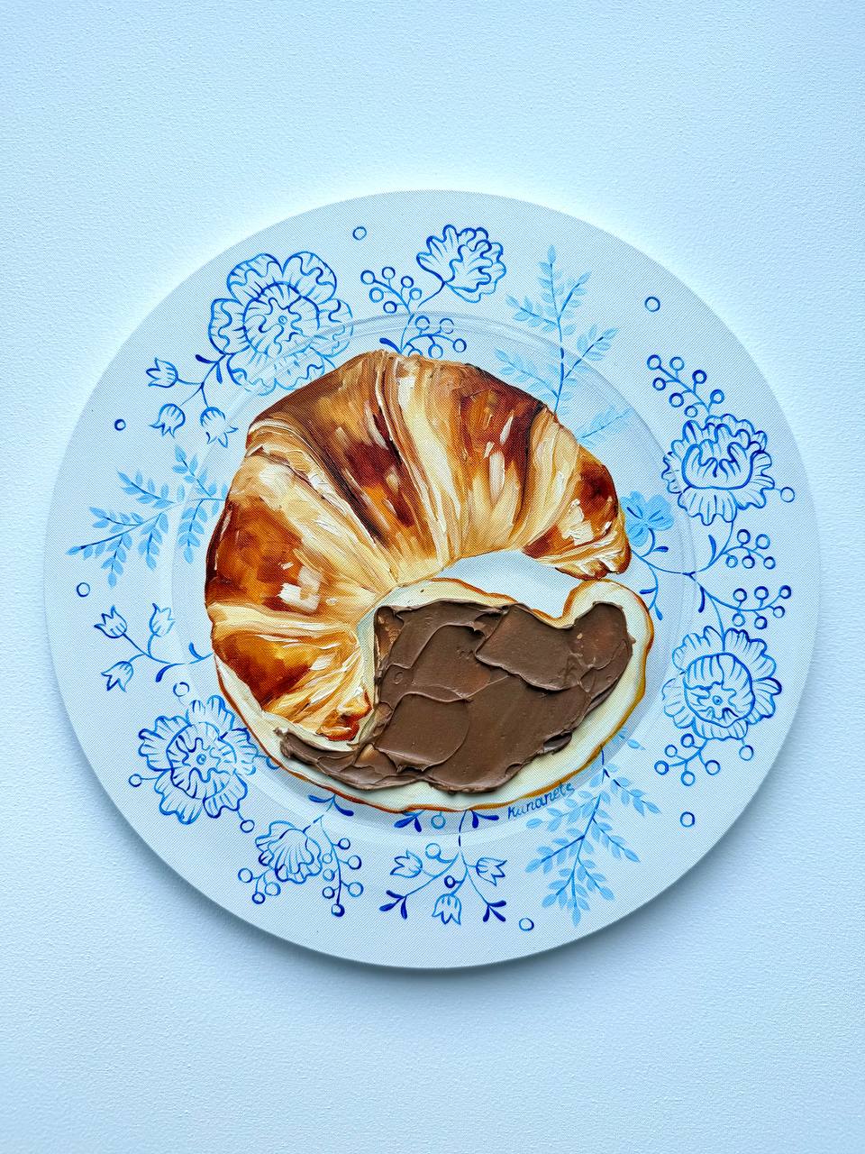 French Croissant with Chocolate - Image 2