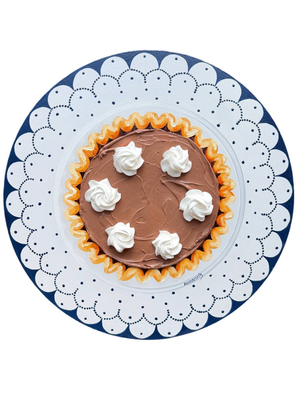 French Silky Pie Original Art