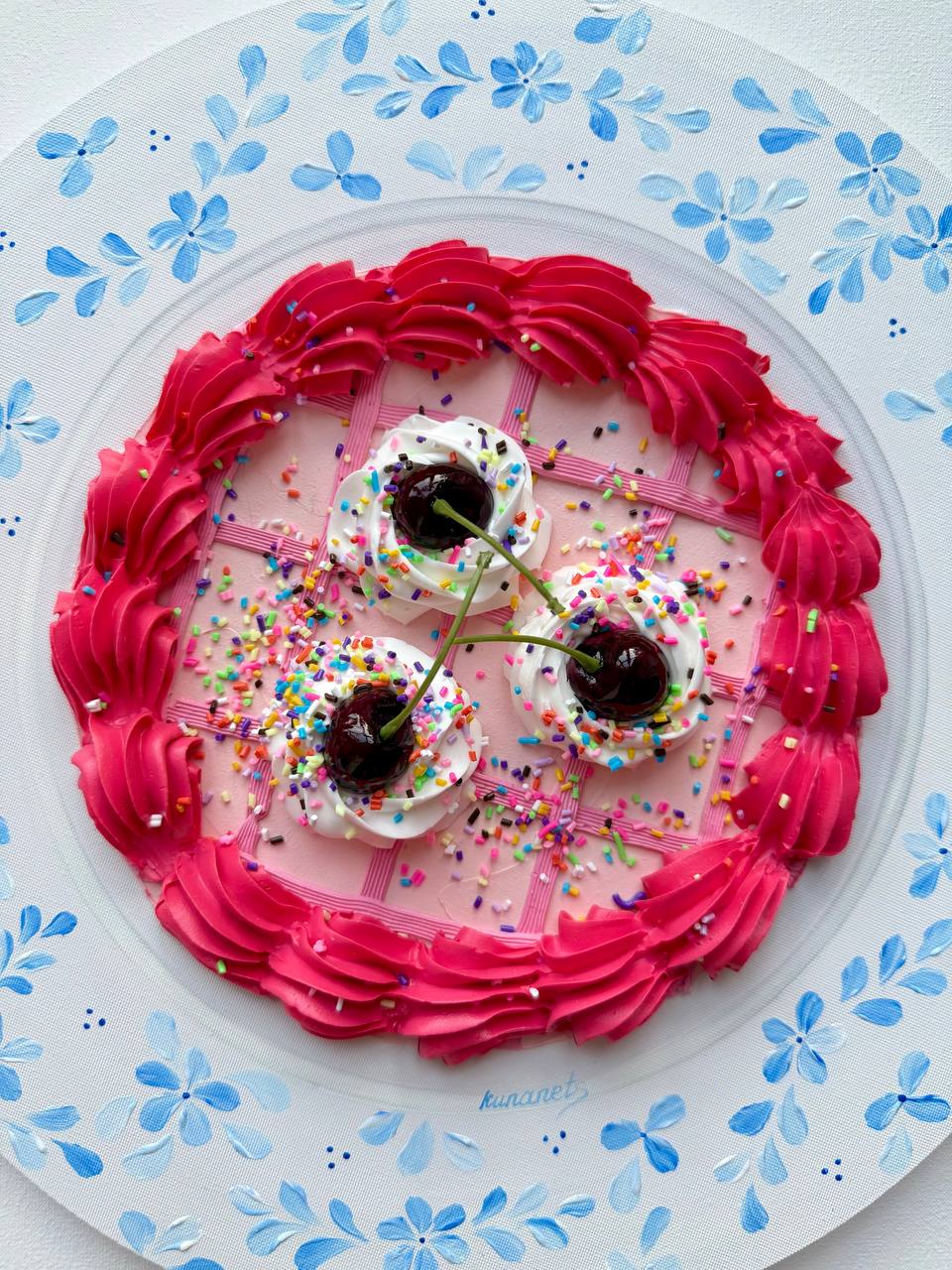 Pinky Cake Home Wall Decor - Image 3