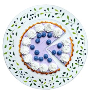 Blueberry Cheesecake 3D Realistic