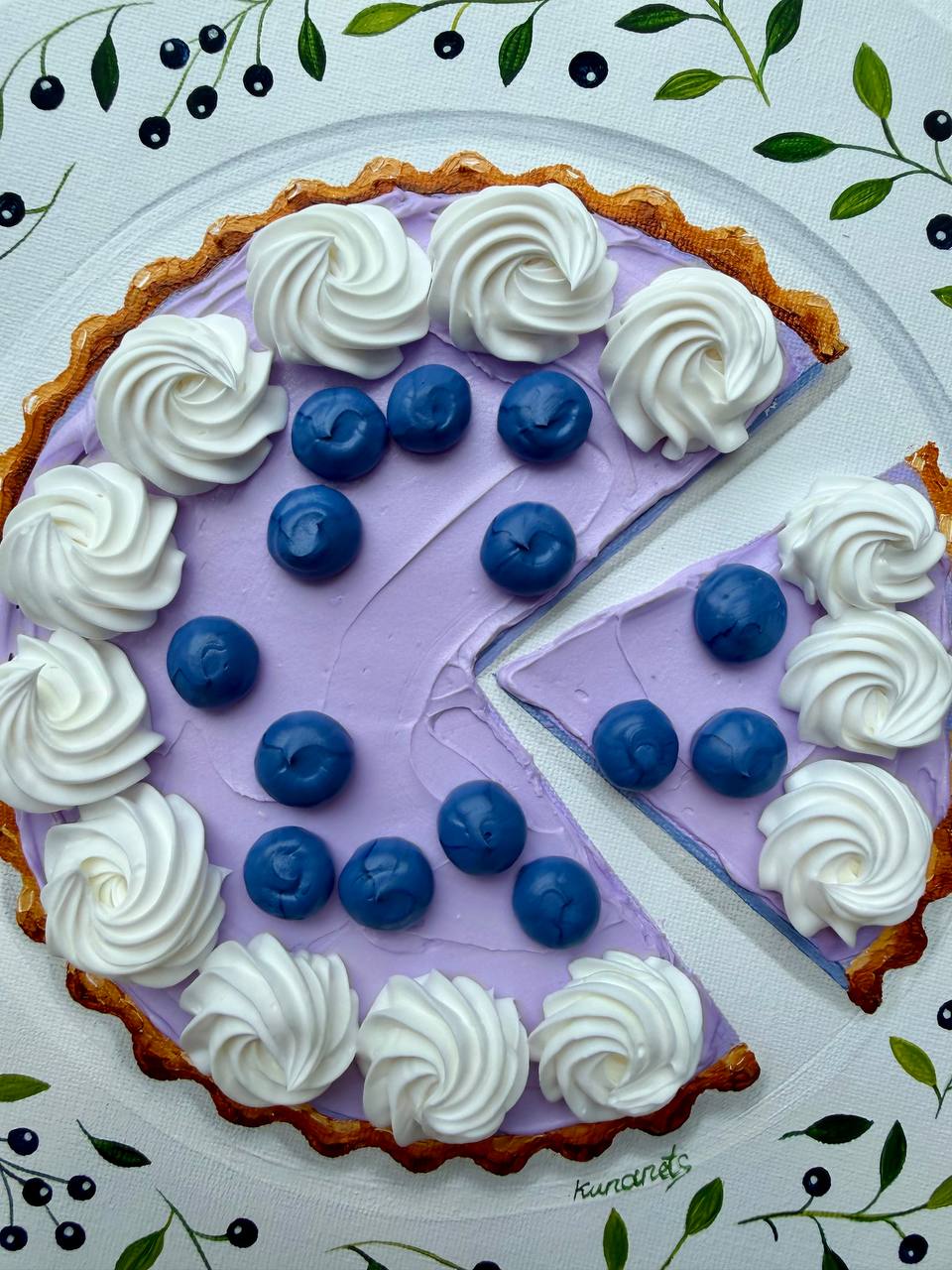 Blueberry Cheesecake 3D Realistic - Image 3